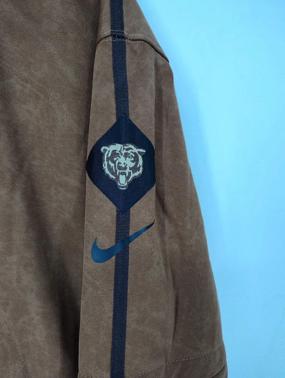 NWT Nike NFL Chicago Bears Brown Pullover Hoodie
